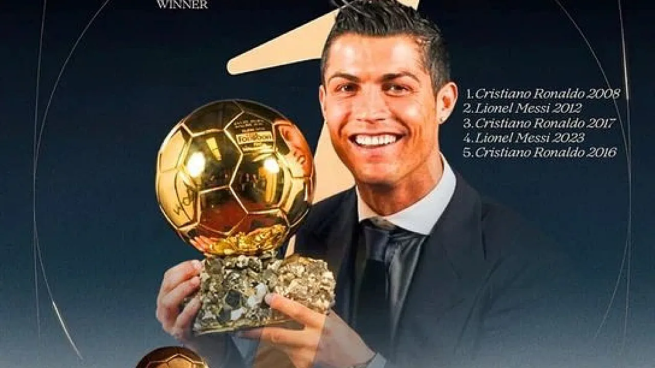 Ronaldo’s 2008 Ballon d’Or Season Wins All-Time Fan Vote Ahead of Messi’s 2012 Campaign